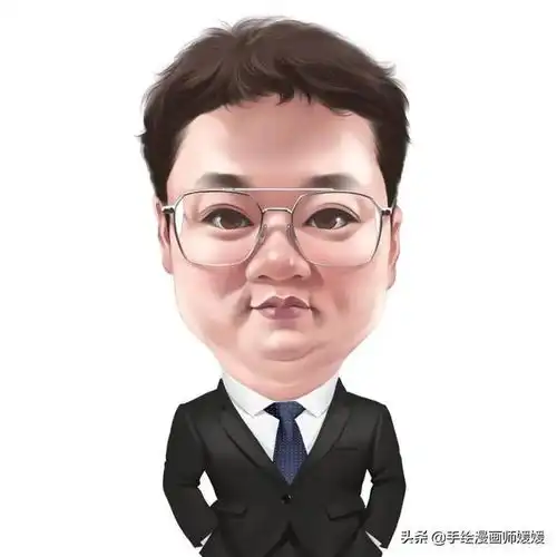 换个新头像吧,幽默的中年大叔手绘动漫头像,夸张幽默,立体感强