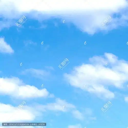 蓝天白云喷图案图片素材下载自然风景素材下的天空云彩图片素材汇图网
