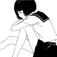 手绘短发女生精致头像,清爽利落的女生短发