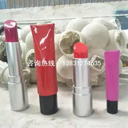 玻璃钢口红雕塑,仿真化妆品雕塑