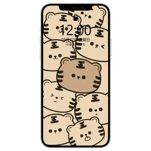 卡通呆萌小老虎壁纸