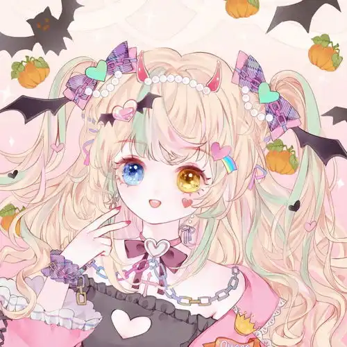 仙气动漫女生头像我喜欢一年四季,只是因为四季有你