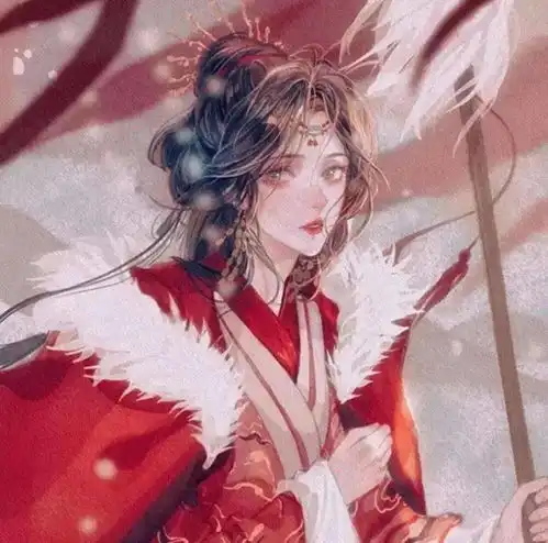 女生动漫头像笑着说起