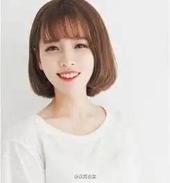 有齐刘海的女生剪什么样的短发好看最好有图