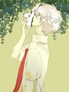 求带狸猫面具的动漫男生图片,越多越好与下图类似
