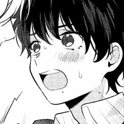 黑白男漫头风吹不动,心也不动