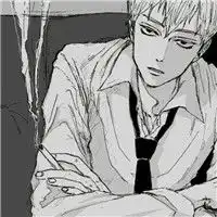 黑白头像男生伤感堕落动漫卡通头像,不想待在我怀里了