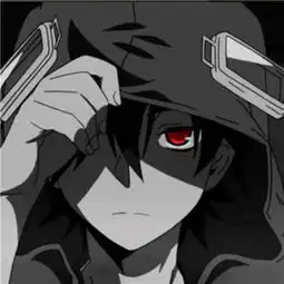 寂寞帅气二次元男生qq头像男生qq动漫黑白风格头像