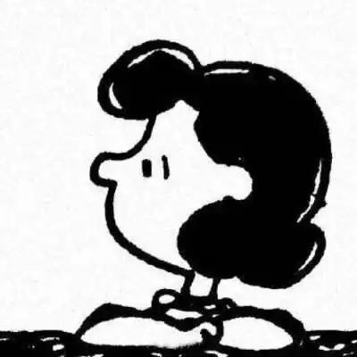 白底简约手绘cp头像可爱搞笑简笔画情侣头像一对