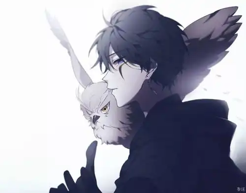 韩国插画师一组暗黑风格人像插画作品欣赏