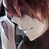 有没有关于动漫悲伤的男的抬手图片