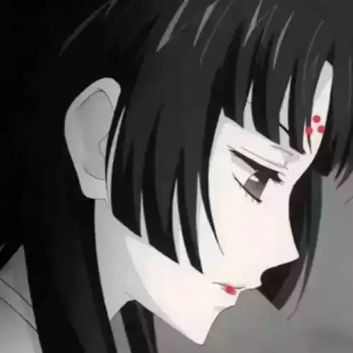 头像最新热门黑发红瞳头像