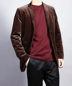 成功人士原单欧美式休闲西装衣领秋冬青年男士大码官网专柜新款羊毛单西小西服外套