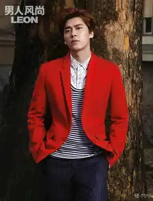 高清李易峰米兰拍写真着红色西装变霸气总裁