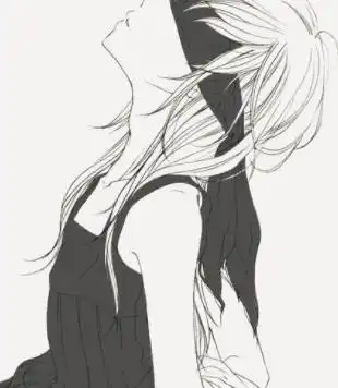 女生尴尬的孤独时刻