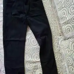 以纯男士黑色牛仔裤17070a,不退不换