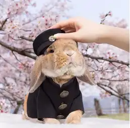 兔子成新一代日本萌宠cosplay变装超可爱