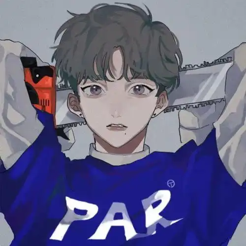 动漫头像知足且坚定,温柔且上进