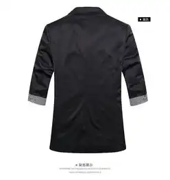 格男仕genanx2014春季新款都市型男气质修身男士七分袖小西装外套e032