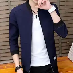 一件代发夹克男2018新款棒球服飞行员夹克商务休闲修身韩版春秋男外套薄款夹克