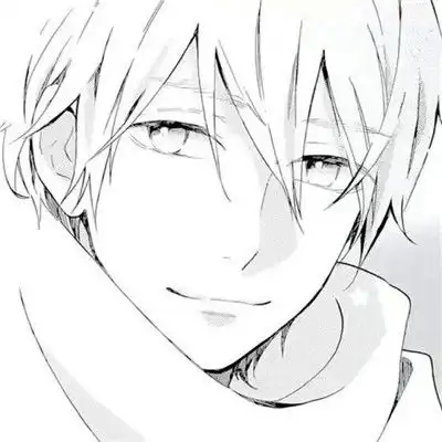 黑白素描头像男生伤感孤独一个孤独的人和一颗伤感的心