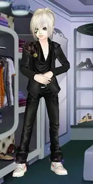 炫舞我的衣服是这样的暗深湖水男的穿什么是情侣装啊