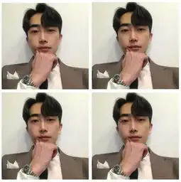 男士中分发型设计,潮男首选