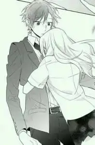 求跟这个类似的头像,头像里一男一女的,接近黑白的动漫的