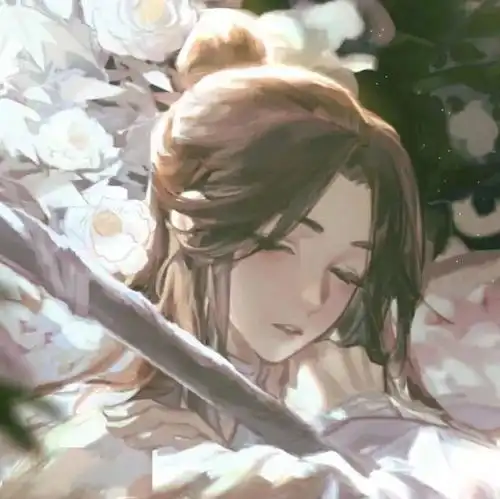 古风头像天下桃花为你开,我弃长剑为君来