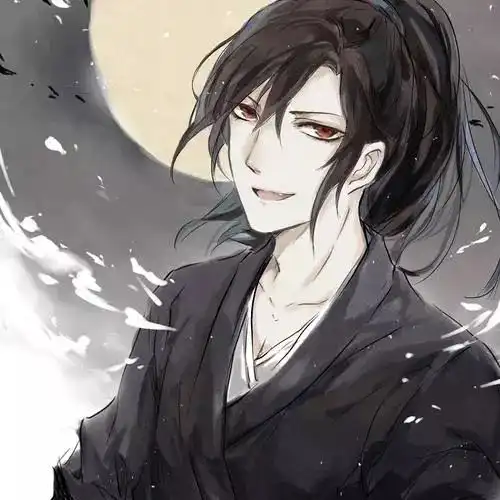 动漫男生头像一个身死魂碎落,一个未亡心疯魔