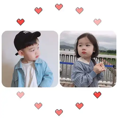 有哪些可爱的萌娃情侣头像