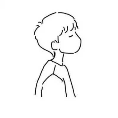 手绘头像男生黑白简约极简手绘黑白男生图片合集