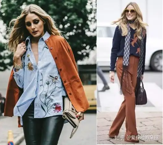 焦糖色的裤子搭配黑白条纹衬衫好看吗