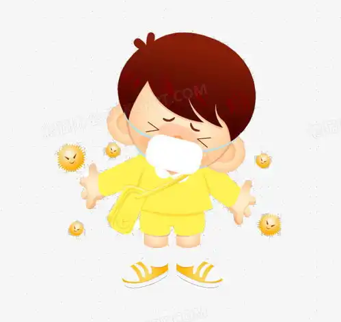 戴口罩的男孩插画png图片素材免费下载eps格式614578像素熊猫办公
