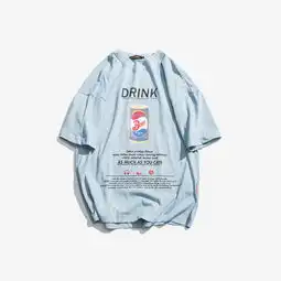 短袖衬衫夏季日系复古男简约t恤