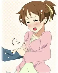 二次元萌妹被袭胸的精彩反应