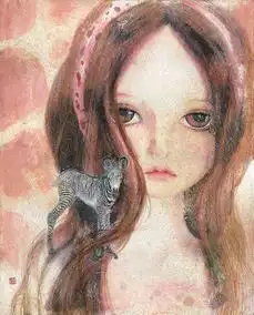 被多肉治愈的小女孩