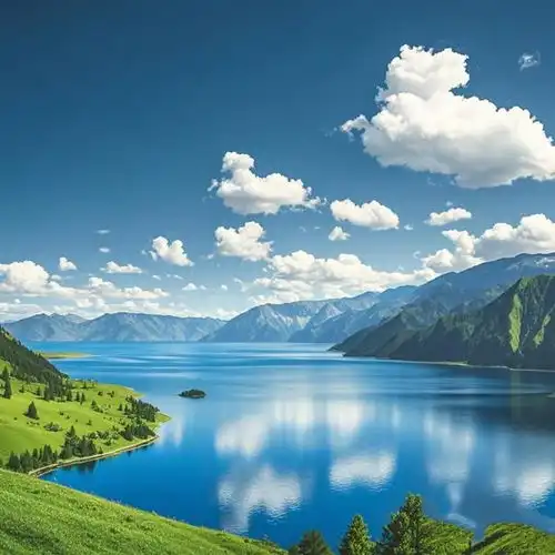 一辈子不想换的高能量山水头像