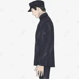 穿着青色中山装戴着帽子的民国男生免抠图素材图片免费下载千库网