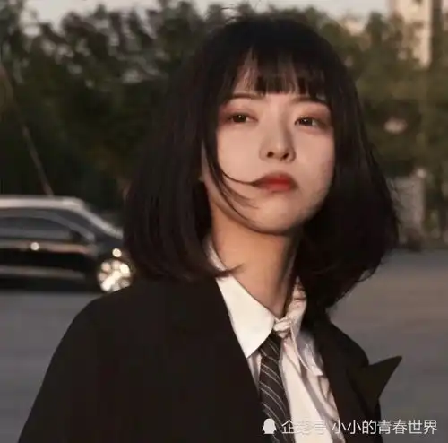 ins原宿风微丧女头爱情一旦消失,所有的誓言不过一张白纸