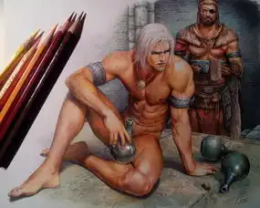 最美3d漫画肌肉男