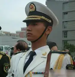 中国的帅哥都当兵去了