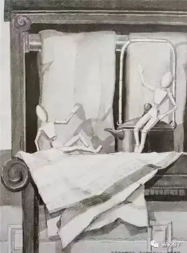 清华美院素描色彩设计高分卷来看看清华大学的入学高度