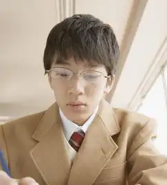 戴眼镜的男生发型设计简单造型不失帅气感