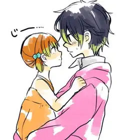 我要二次元情侣图片,女的男的都要拽一点或霸气一点或冷酷一点,谢了