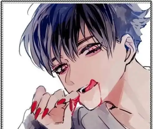 6张暗黑系动漫男生头像,黑暗是一时,以后多得是康庄大道