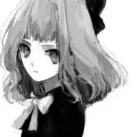 高冷女生头像黑白无字