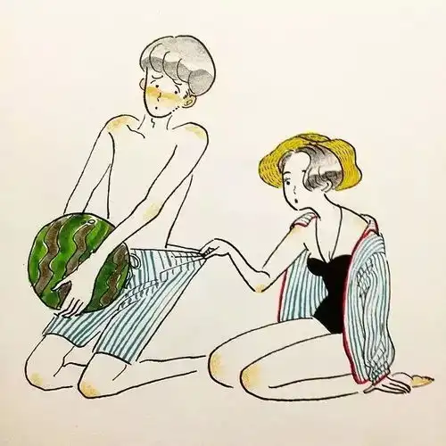 朋友圈超甜漫画两个人最舒服的生活状态