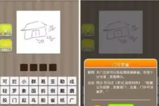 门边站着4只鸟打一成语