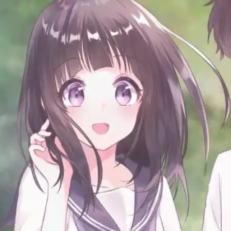 好看动漫情侣头像一男一女你是我想躲又想遇见的人